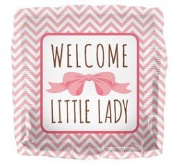 18" Welcome Little Lady Foil Balloon - Everything Party