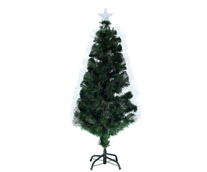 180cm Green Christmas Tree with Ultra Bright Fibre Optic Flashing LED Lights - Everything Party