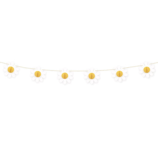 1.82m Daisy Flower Honeycomb Garland - Everything Party