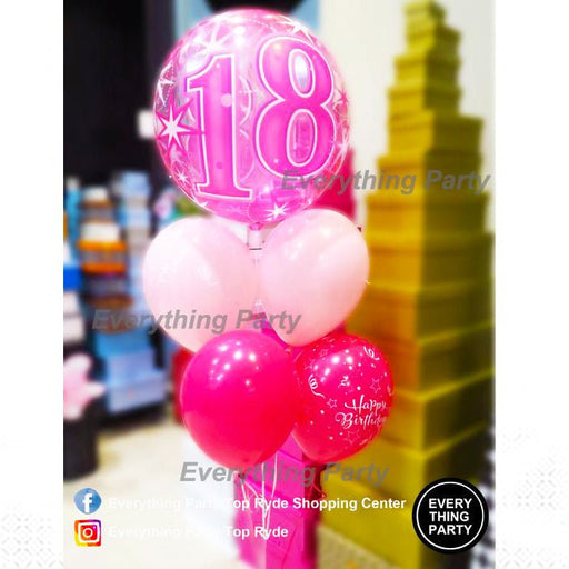 18th Birthday Helium Balloon Bouquet - Everything Party