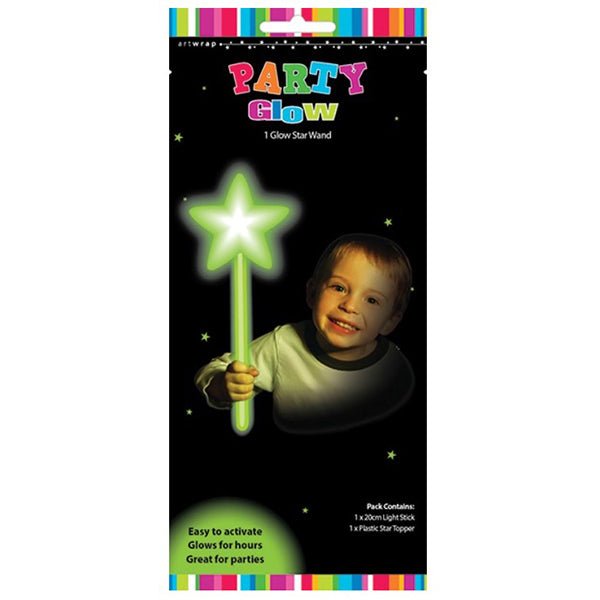 1pk Party Favours Glow Star Wand - Everything Party