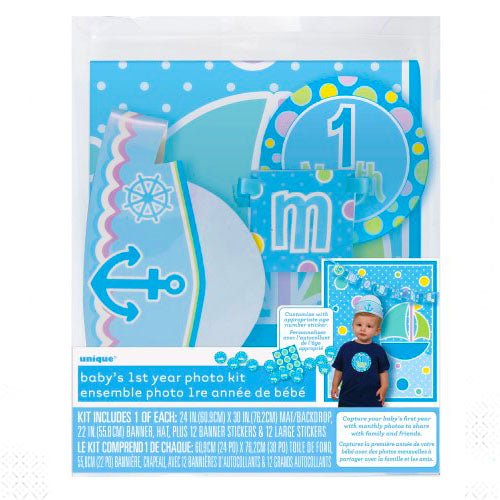 1st Birthday Boy Photo Kit - Everything Party