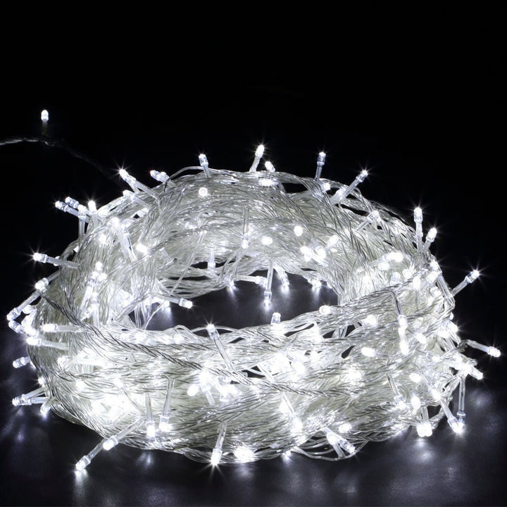200 Super Bright Extra Long LED Icicle String Lights 13.5m - White - Everything Party