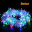 200 Super Bright Solar Power LED Fairy String Lights 18m - Multi Colour - Everything Party