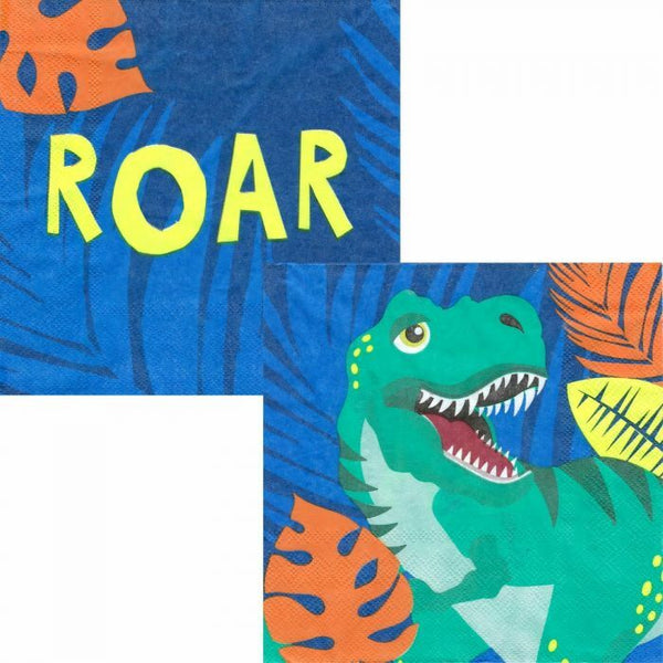 20pk Dinosaur Roar Lunch Napkins - Everything Party