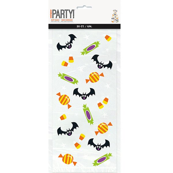 20pk Halloween Cat & Pumpkin Cello Bags - Everything Party