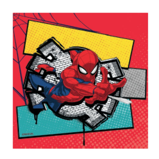 20pk Marvel Spiderman Party Napkins - Everything Party