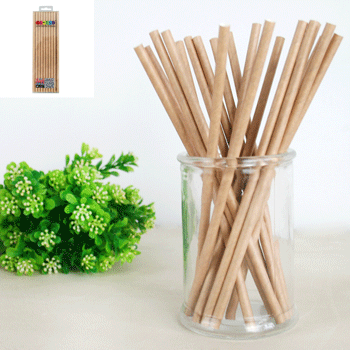 20pk Paper Straws - Brown - Everything Party