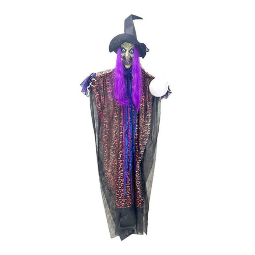 210cm Animated Standing Wicked Witch Halloween Prop - Everything Party