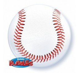 22" Qualatex Bubbles Baseball Balloon - Everything Party