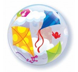22" Qualatex Kites Bubbles Balloon - Everything Party
