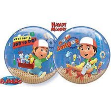 22" Qualatex Licensed Disney Handy Manny Bubbles Balloon - Everything Party