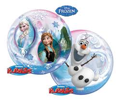 22" Qualatex Licensed Frozen Bubbles Balloon - Everything Party