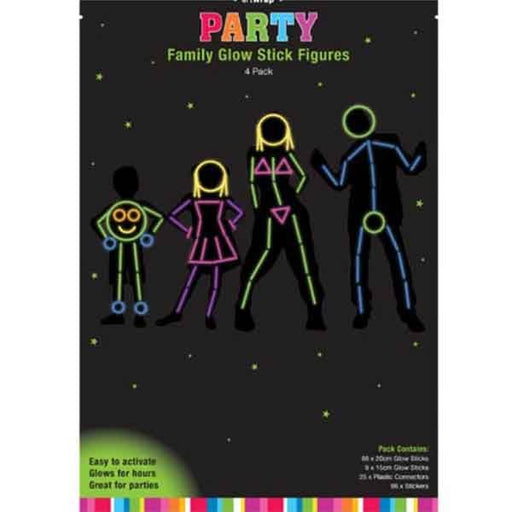 220pcs Family Glow Stick Suit Figures Value Pack - Everything Party
