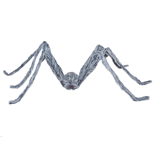 230cm Giant Creepy Realistic Grey Spider Halloween Prop - Everything Party
