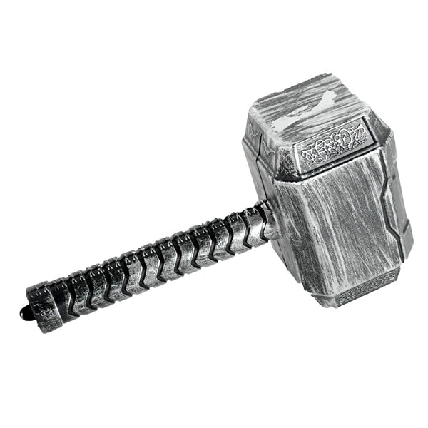 23cm Realistic Small Silver Plastic Hammer - Everything Party