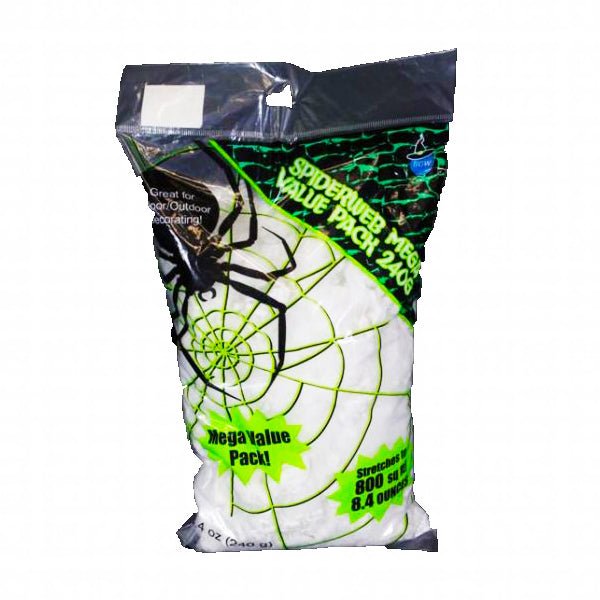 240g Stretchable Spider Web Mega Value Pack - Everything Party