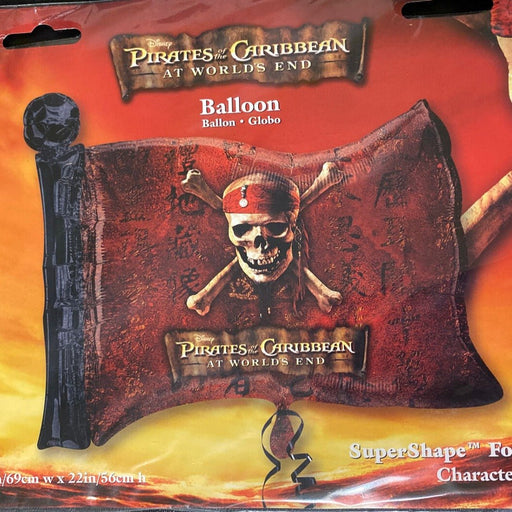 27" 69cm Pirates of the Caribbean Pirate Flag Shape Foil Balloon - Everything Party
