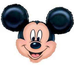 27" Licensed Mickey Head SuperShape Foil Balloon - Everything Party