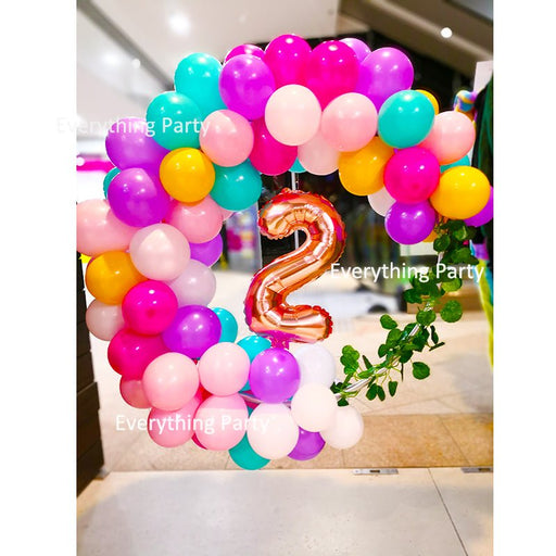 2nd Birthday Balloon Wreath - Everything Party