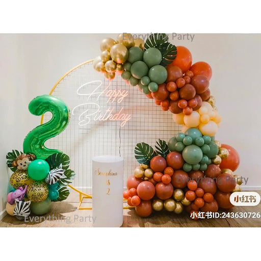 2nd Birthday Jungle Balloon Garland set - Everything Party