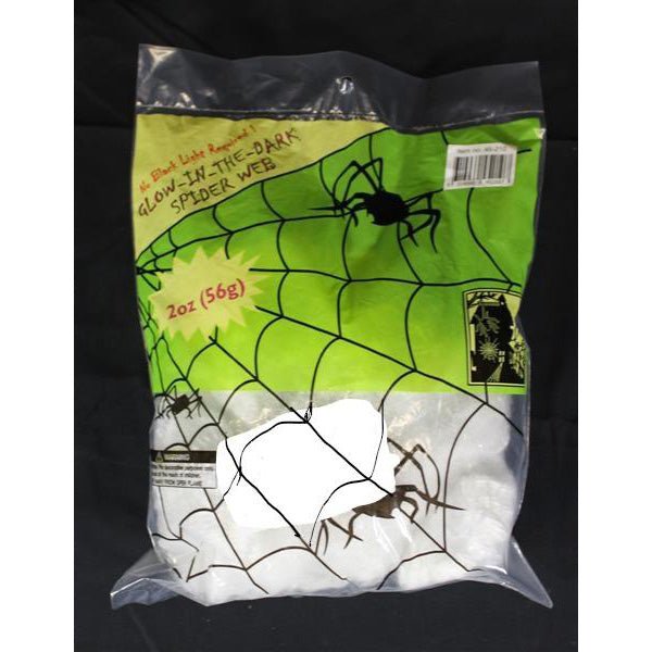 2oz(56g) Stretchable Glow in the Dark Spider Web - Everything Party