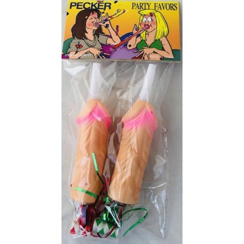 2pk Hens Party Pecker Party Blowers - Everything Party