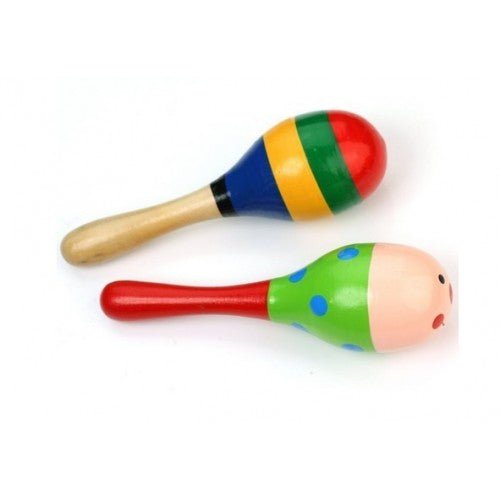 2pk Wooden Mexican Maracas - Everything Party