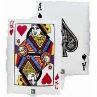 30'' Playing Card Super Shape Foil Balloon - Everything Party