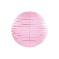30cm Plain Paper Lantern - Light Pink - Everything Party