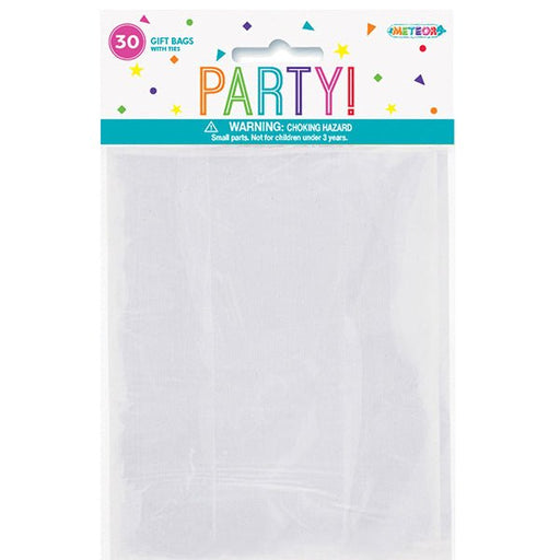 30pk Cello Gift Bags with Tie - Everything Party