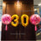 30th Birthday 3ft Pink Confetti Helium Balloons Bouquet - Everything Party