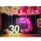 30th Birthday Balloon Garland with 2m Circle Mesh Stand Neon Sign and LED Number - Everything Party