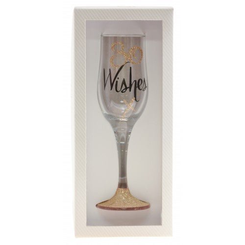 30th Birthday Wishes Rose Gold Champagne Glass - Everything Party