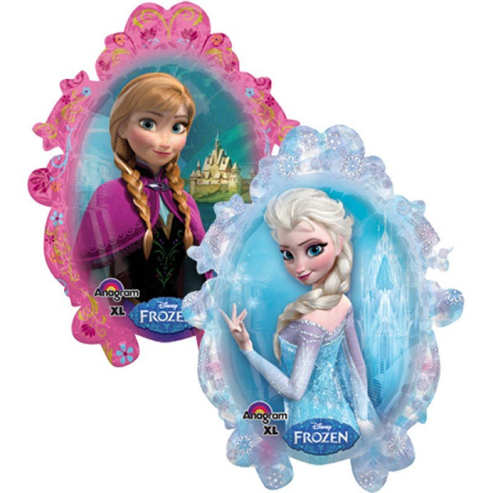 31" Licensed Disney Frozen Anna & Elisa SuperShape Foil Balloon - Everything Party