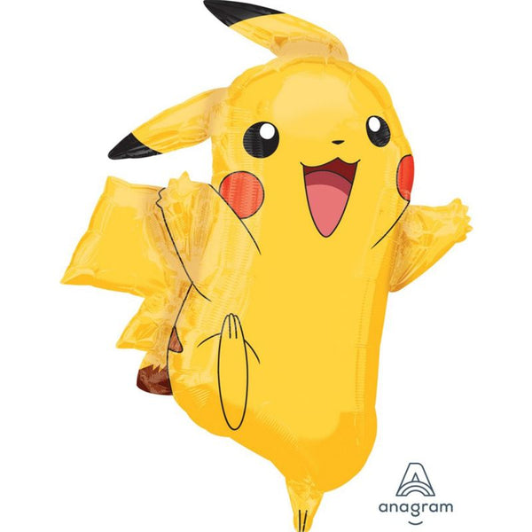 31" Licensed Pokemon Pikachu Super Shape Foil Balloon - Everything Party