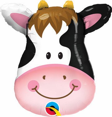 32" Cow Head SuperShape Foil Balloon - Everything Party