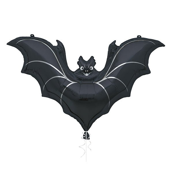 32" Giant Halloween Black Bat Shape Foil Balloon - Everything Party