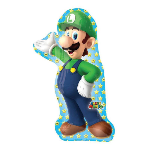 33" Licensed Luigi SuperShape Foil Balloon - Everything Party