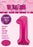 34" Jumbo Number Foil Balloon - Number 1 ( 11 Colours ) - Everything Party