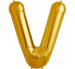 34" NorthStar Jumbo Foil Balloon - Letter V - Everything Party