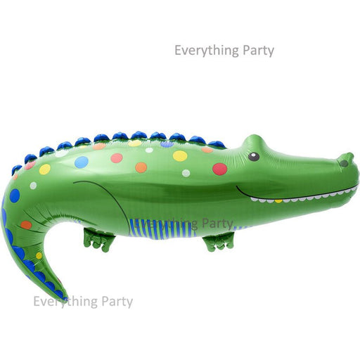 36" Crocodile Shape Foil Balloon - Everything Party