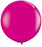 3ft Qualatex Plain Latex Balloon - Round Fashion Wild Berry - Everything Party