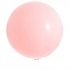 3ft Qualatex Plain Latex Balloon - Round Standard Pink - Everything Party