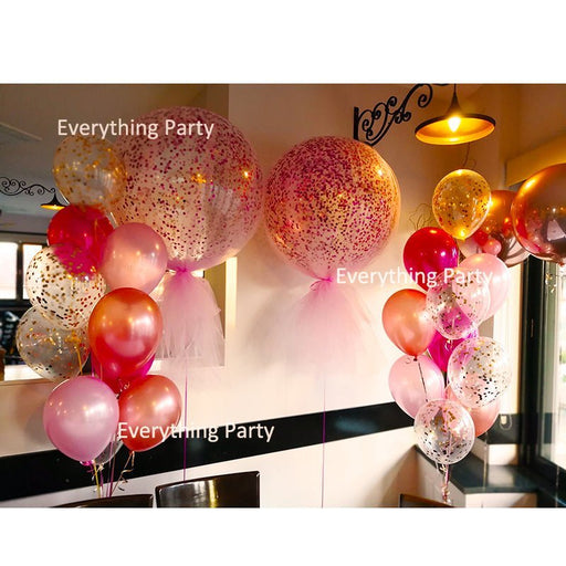 3ft Tulle Confetti Helium Balloon Bouquet - Everything Party