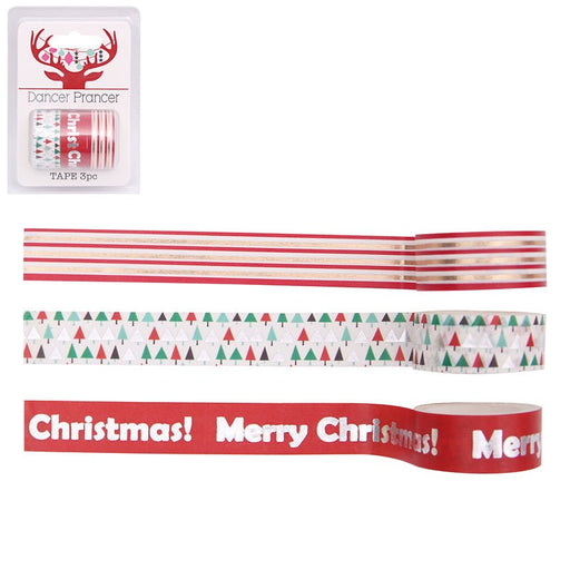 3pc Christmas Tap set - Red - Everything Party
