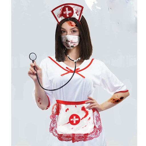 3pcs Bloody Nurse Dress Up Set - Everything Party