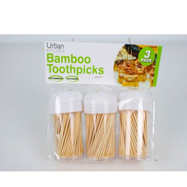3pk Bamboo Toothpicks - Everything Party