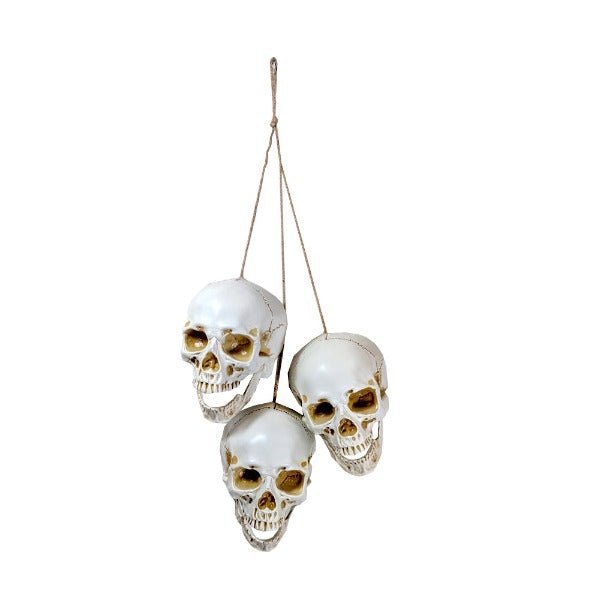 3pk Halloween Hanging Skulls Decoration on the String - Everything Party