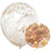 3pk Iridescent Rose Gold Star Confetti Balloons - Everything Party
